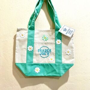 Trader Joe’s custom mini tote in Mint Green
